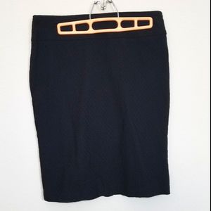 Black pencil skirt